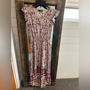 Floral Print Maxi Dress